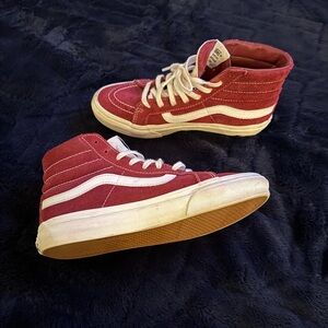 Van high top sneakers, size 6